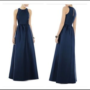 Alfred Sung Sateen Bridesmaid Dress D707